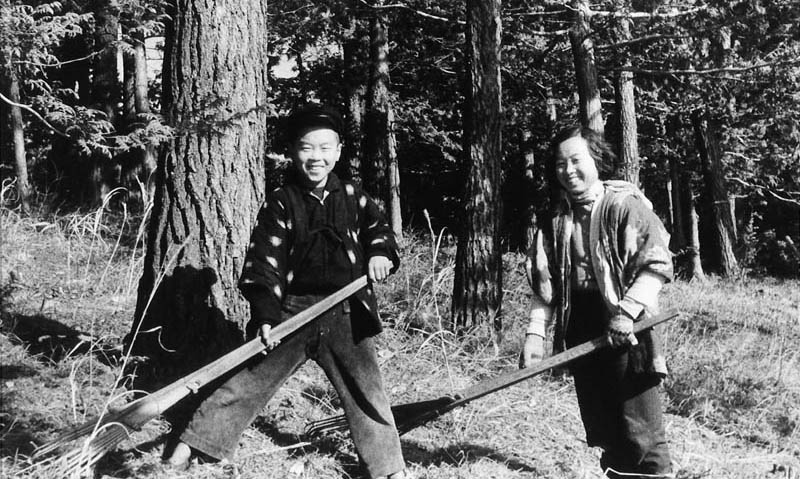 大芝高原と桃十先生